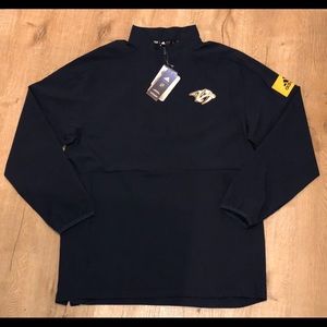 ADIDAS NHL Predators Quarter-Zip Sweatshirt